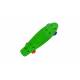 Mini Penny Board cu roti LED WORKER Pico 17 , Verde