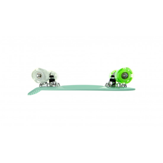 Mini Penny Board cu roti LED WORKER Pico 17 , Albastru