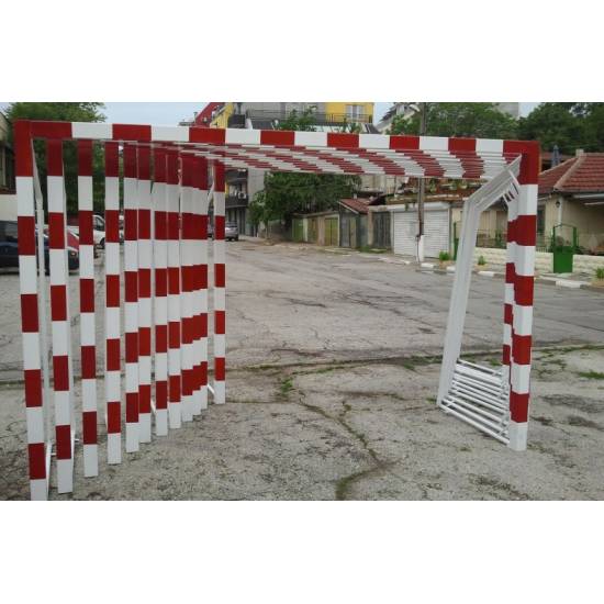 Poarta Handbal / Fotbal YAKO - 3x2 m., 80x80 mm, Otel