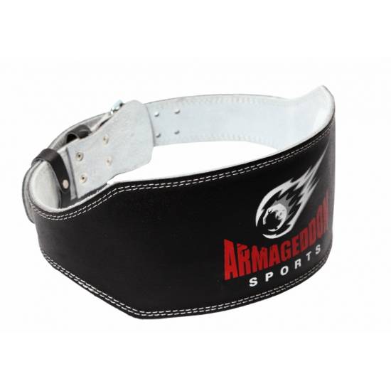 Centura fitness din piele 15cm ARMAGEDDON SPORTS