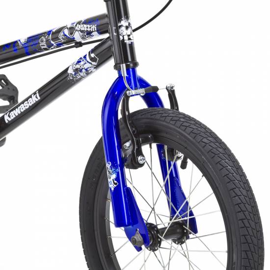 Bicicleta copii  KAWASAKI Kraffiti 16 - model 2014, Negru/Albastru