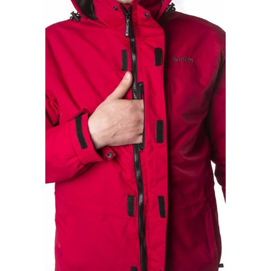 Jacheta de iarna HI-TEC Deryk, Red