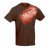 Tricou sport barbati HI-TEC Rojvol, Chocolate
