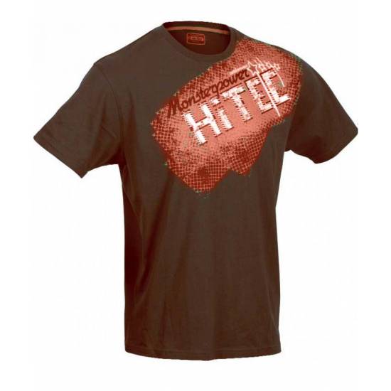 Tricou sport barbati HI-TEC Rojvol, Chocolate