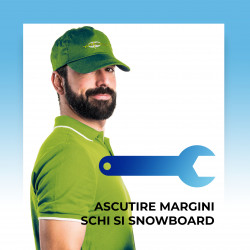 Ascutire margini schi si snowboard