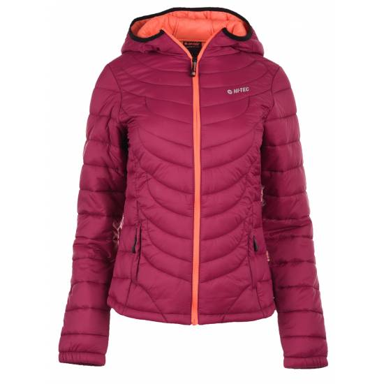 Geaca femeicu puf HI-TEC Lady Nera, Visiniu Geaca femeicu puf HI-TEC Lady Nera, Visiniu