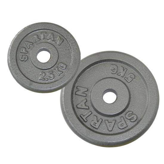 Disc greutati din otel SPARTAN 2 x 15 kg / 30 mm