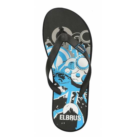 Papuci Flip-Flop ELBRUS Vereto Black / Blue