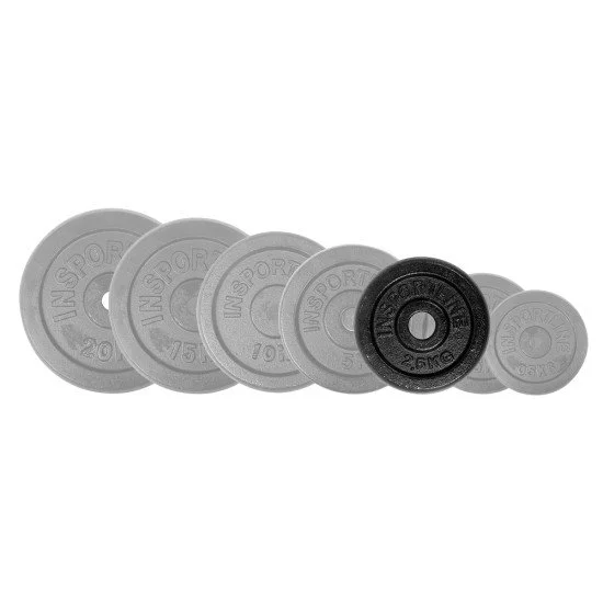 Disc greutate din otel inSPORTline 2,5 kg Disc greutate din otel inSPORTline 2,5 kg