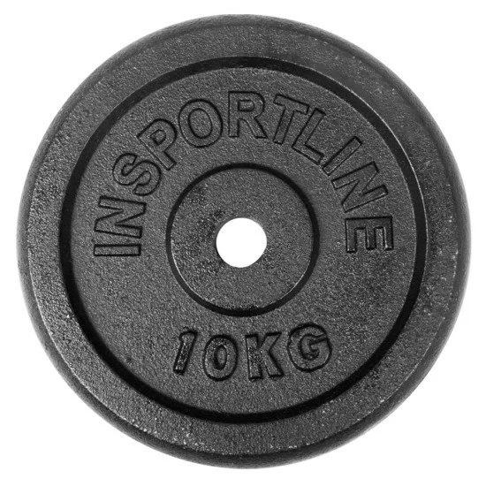 Disc greutate din otel inSPORTline 10 kg Disc greutate din otel inSPORTline 10 kg