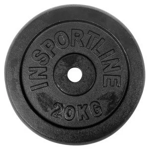 Disc greutate din otel inSPORTline 20 kg Disc greutate din otel inSPORTline 20 kg
