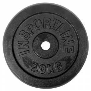 Disc greutate din otel inSPORTline 20 kg Disc greutate din otel inSPORTline 20 kg