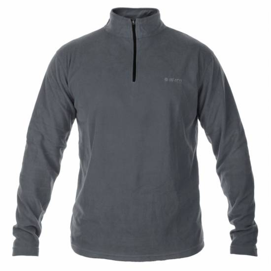 Bluza polar barbati HI-TEC Drin, Gri Bluza polar barbati HI-TEC Drin, Gri