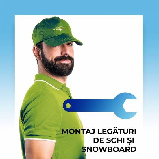 Montaj legaturi de schi si snowboard