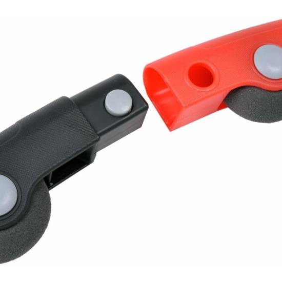 Cerc SPARTAN Hu-La Hoop 100,5cm cu roti de masaj Cerc SPARTAN Hu-La Hoop 100,5cm cu roti de masaj