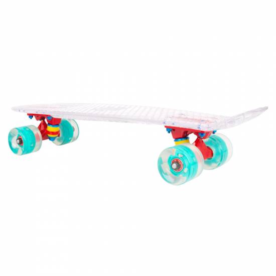 Penny Board, WORKER Transpy 100  cu roti cu Led-uri 23