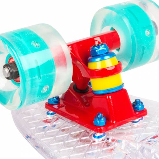 Penny Board, WORKER Transpy 100 cu roti cu Led-uri 23 Penny Board, WORKER Transpy 100 cu roti cu Led-uri 23