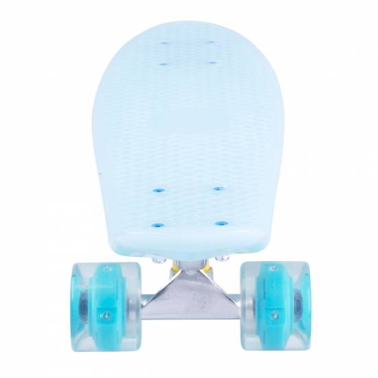 Penny Board Fosforescent WORKER Lumy 22, Albastru si roti colorat Penny Board Fosforescent WORKER Lumy 22, Albastru si roti colorat