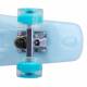 Penny Board Fosforescent WORKER Lumy 22, Albastru si roti colorat