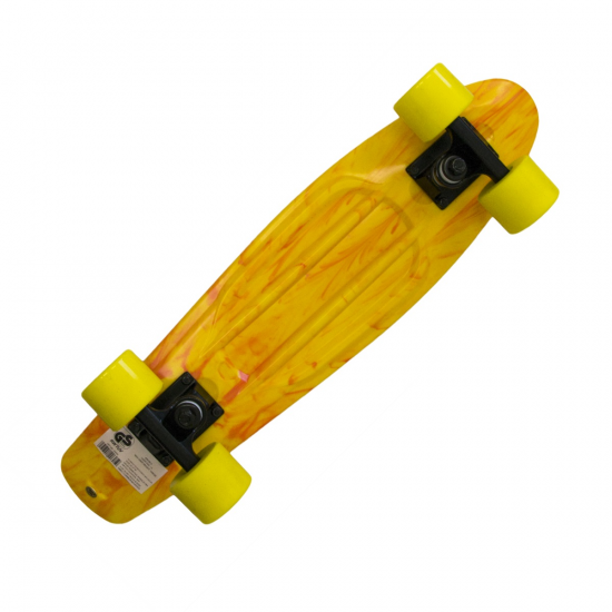 Penny Board SPARTAN Plastic Board 22.5, Galben