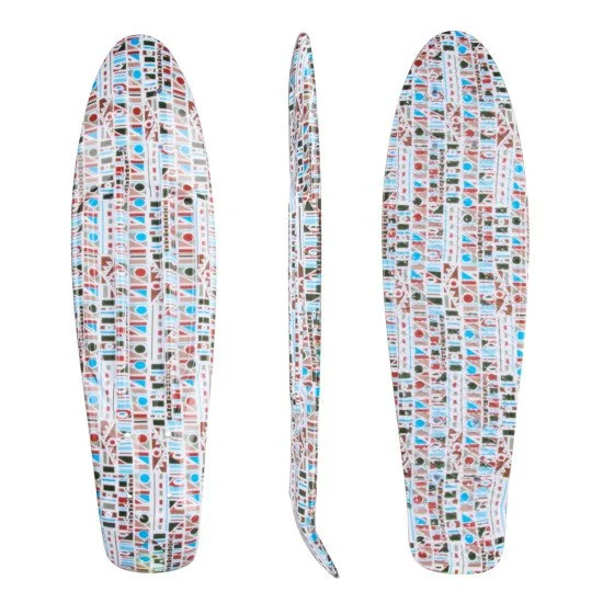 Placa Penny Board WORKER Paterny 22.5 Placa Penny Board WORKER Paterny 22.5