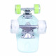 Mini Penny Board cu roti LED WORKER Pico 17 , Albastru