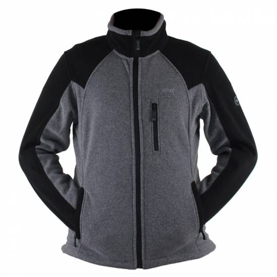 Jacheta polar HI-TEC Monar, Gri/Negru Jacheta polar HI-TEC Monar, Gri/Negru