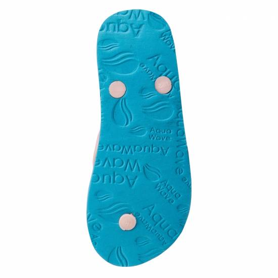 Papuci flip-flops pentru copii AQUAWAVE Padma JR, Albastru / Roz