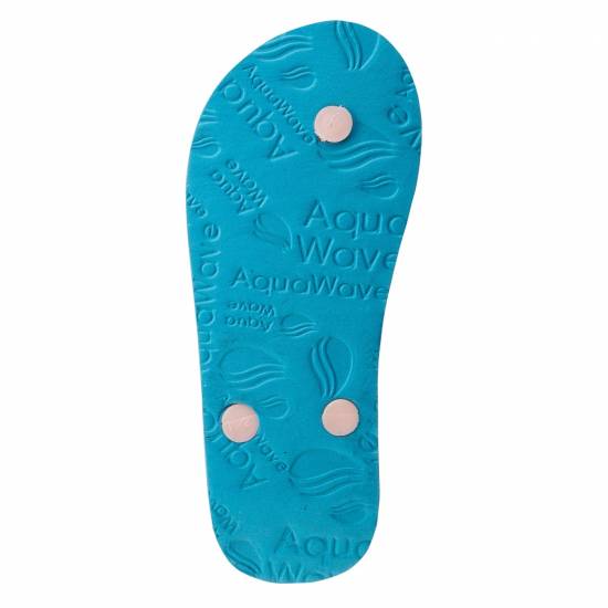 Papuci flip-flops pentru copii AQUAWAVE Padma JR, Albastru / Roz