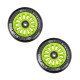 Roti de rezerva pentru trotineta freestyle STREET BEAST, Negru/Verde Roti de rezerva pentru trotineta freestyle STREET BEAST, Negru/Verde