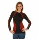Bluza termica HI-TEC Lady Rico, Negru/Rosu Bluza termica HI-TEC Lady Rico, Negru/Rosu