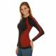 Bluza termica HI-TEC Lady Rico, Negru/Rosu