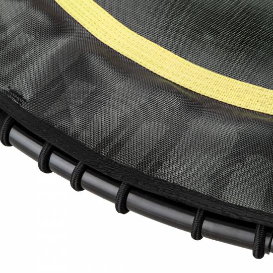 Trambulina fara arcuri cu maner inSPORTline Cordy 114 cm, Galben Trambulina fara arcuri cu maner inSPORTline Cordy 114 cm, Galben