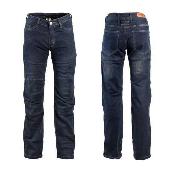 Pantaloni moto pentru barbati W-TEC Pawted, Albastru/Inchis Pantaloni moto pentru barbati W-TEC Pawted, Albastru/Inchis