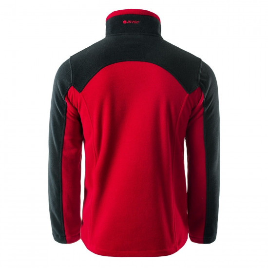 Bluza polar pentru barbati HI-TEC Monroe, Rosu/Negru Bluza polar pentru barbati HI-TEC Monroe, Rosu/Negru