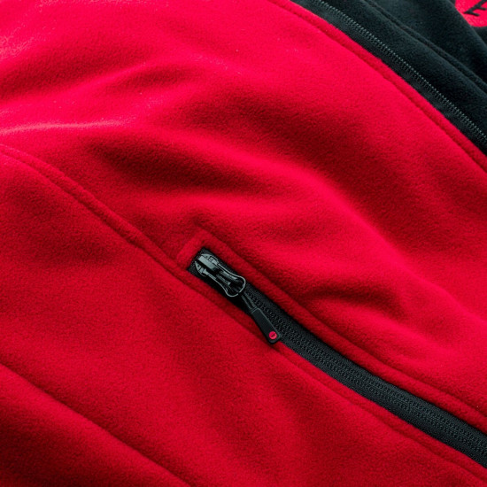 Bluza polar pentru barbati HI-TEC Monroe, Rosu/Negru Bluza polar pentru barbati HI-TEC Monroe, Rosu/Negru