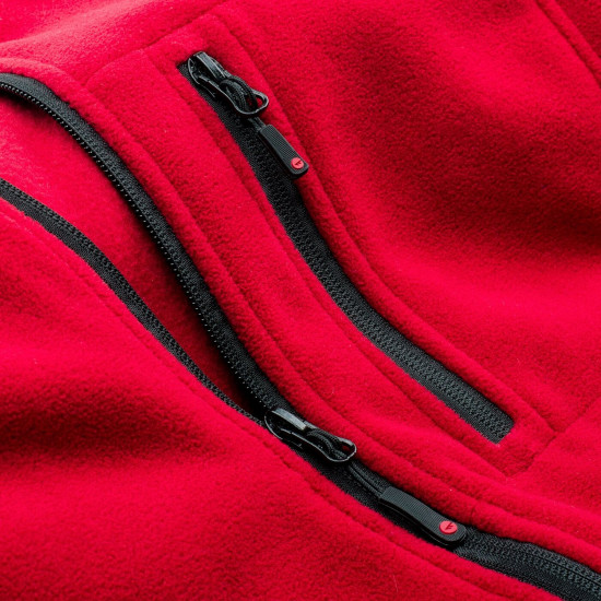 Bluza polar pentru barbati HI-TEC Monroe, Rosu/Negru Bluza polar pentru barbati HI-TEC Monroe, Rosu/Negru