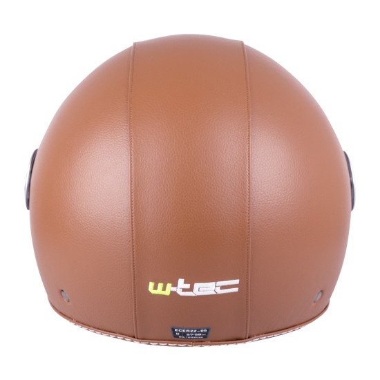 Casca pentru scuter W-TEC FS-701B Leather Brown Casca pentru scuter W-TEC FS-701B Leather Brown