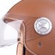 Casca pentru scuter W-TEC FS-701B Leather Brown Casca pentru scuter W-TEC FS-701B Leather Brown