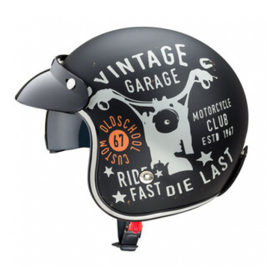 Casca moto W-TEC Café Racer - Vintage Garage