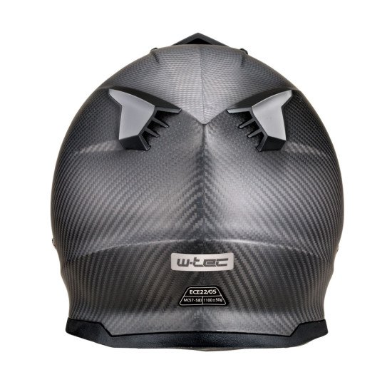 Casca moto W-TEC Crosscomp, Carbon Matte