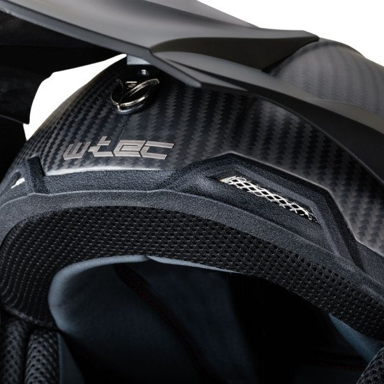 Casca moto W-TEC Crosscomp, Carbon Matte