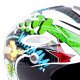 Casca de protectie Downhill W-TEC FS-605 - Skull Smile