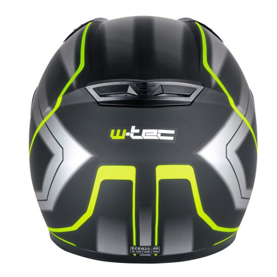 Casca moto W-TEC FS-805, Negru/Gri/Verde