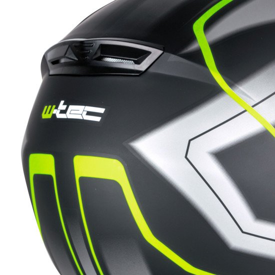 Casca moto W-TEC FS-805, Negru/Gri/Verde