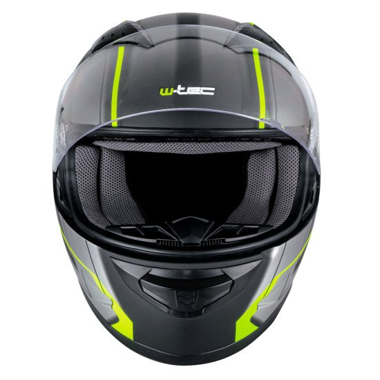 Casca moto W-TEC FS-805, Negru/Gri/Verde