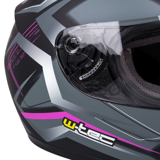 Casca moto W-TEC FS-805V, Future Magenta