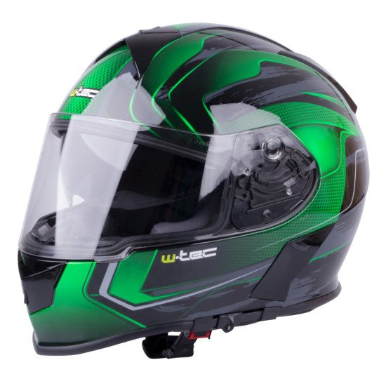 Casca moto pentru femei W-TEC V126 - Verde