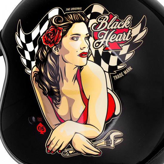 Casca moto W-TEC V537 Black Heart, Black Sheen Casca moto W-TEC V537 Black Heart, Black Sheen