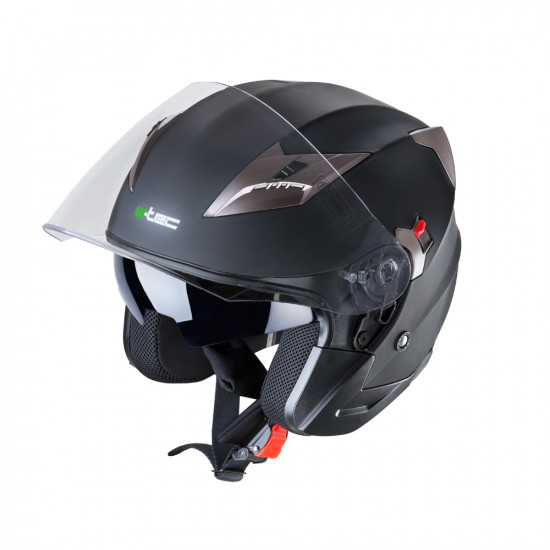 Casca moto W-TEC YM-627, Negru/Bronz